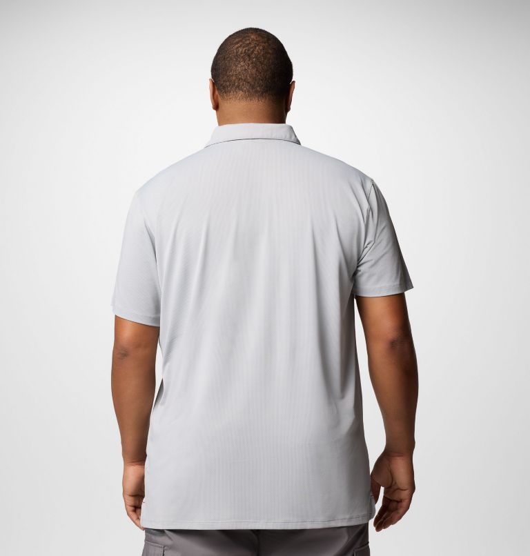 Men's Tech Trail Utility Polo - Big, Color: Columbia Grey, image 3
