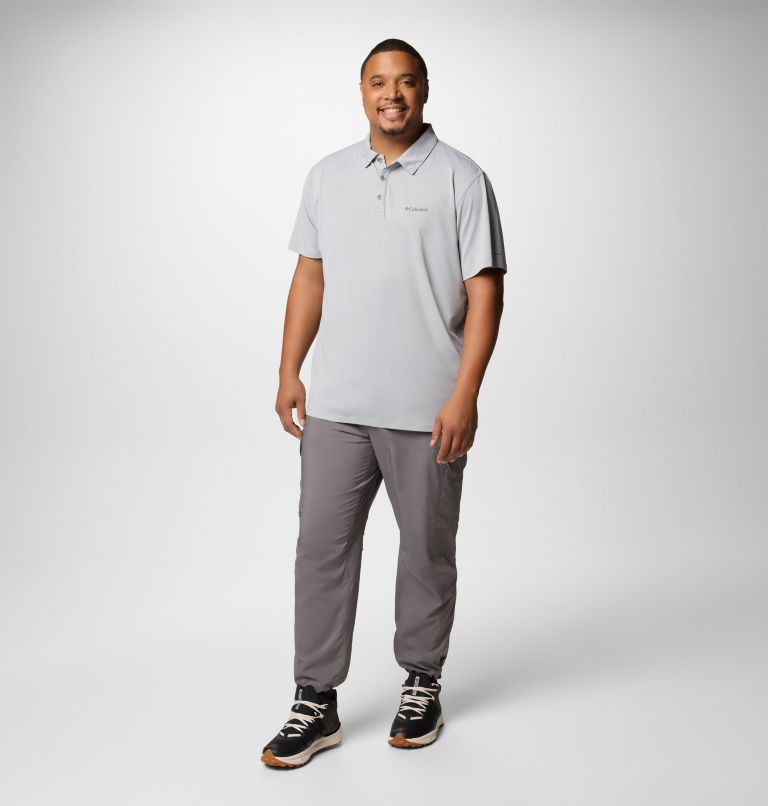 Men's Tech Trail Utility Polo - Big, Color: Columbia Grey, image 2