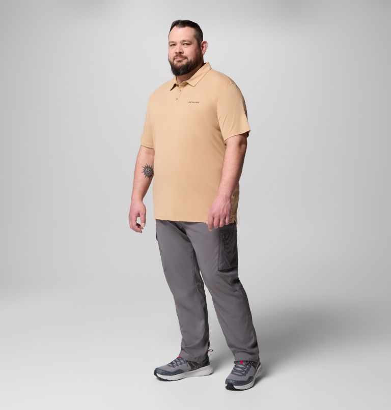 Men's Tech Trail Utility Polo - Big, Color: Canoe, image 2