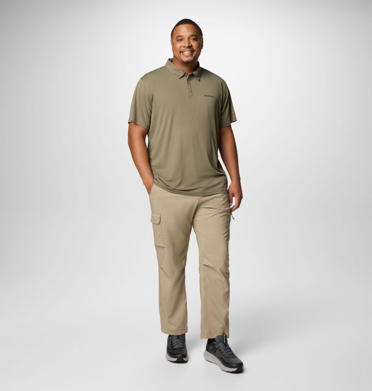 Polo Fonctionnel Tech Trail Homme - Grande Taille, Color: Stone Green, image 2