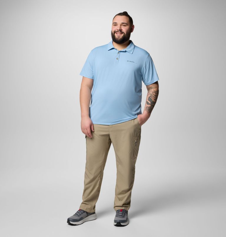Men's Tech Trail Utility Polo - Big, Color: Ripple Blue, image 2