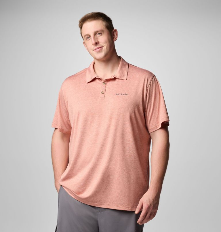 Men's Tech Trail Utility Polo - Big, Color: Tuscan Heather, image 1