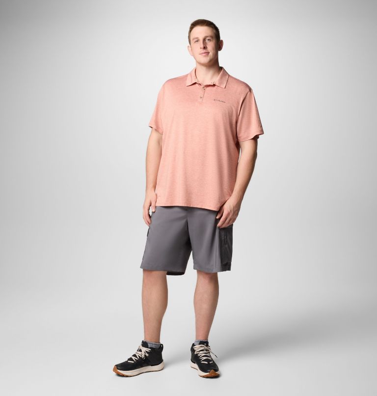 Men's Tech Trail Utility Polo - Big, Color: Tuscan Heather, image 2
