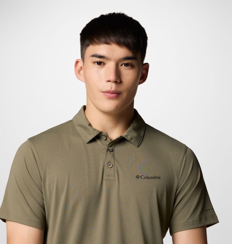 Polo Tech Trail Utility para hombre, Color: Stone Green, image 5