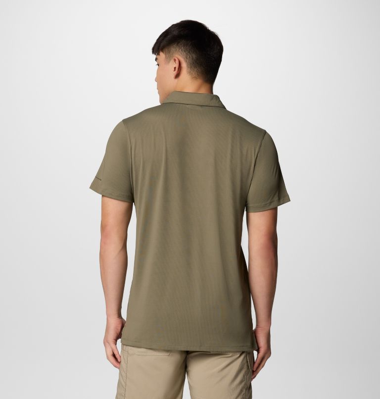Polo Tech Trail Utility para hombre, Color: Stone Green, image 3