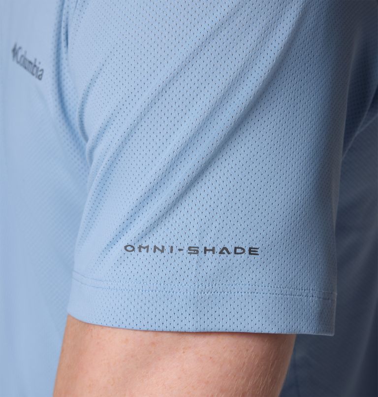 Polo Tech Trail Utility para hombre, Color: Ripple Blue, image 6