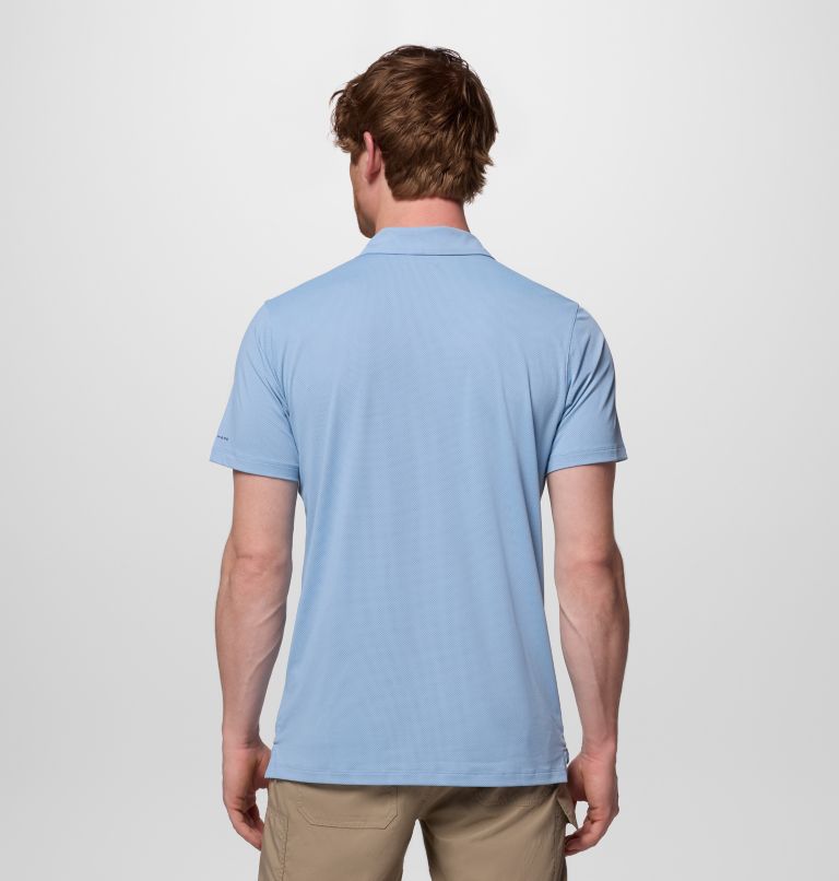 Polo Tech Trail Utility para hombre, Color: Ripple Blue, image 3
