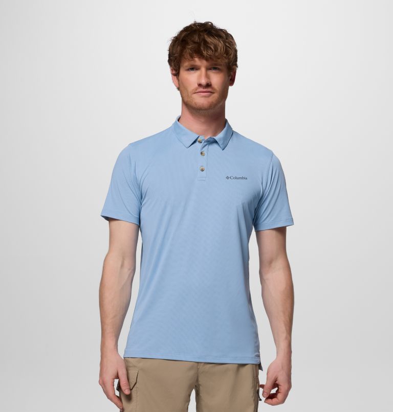 Polo Tech Trail Utility para hombre, Color: Ripple Blue, image 1
