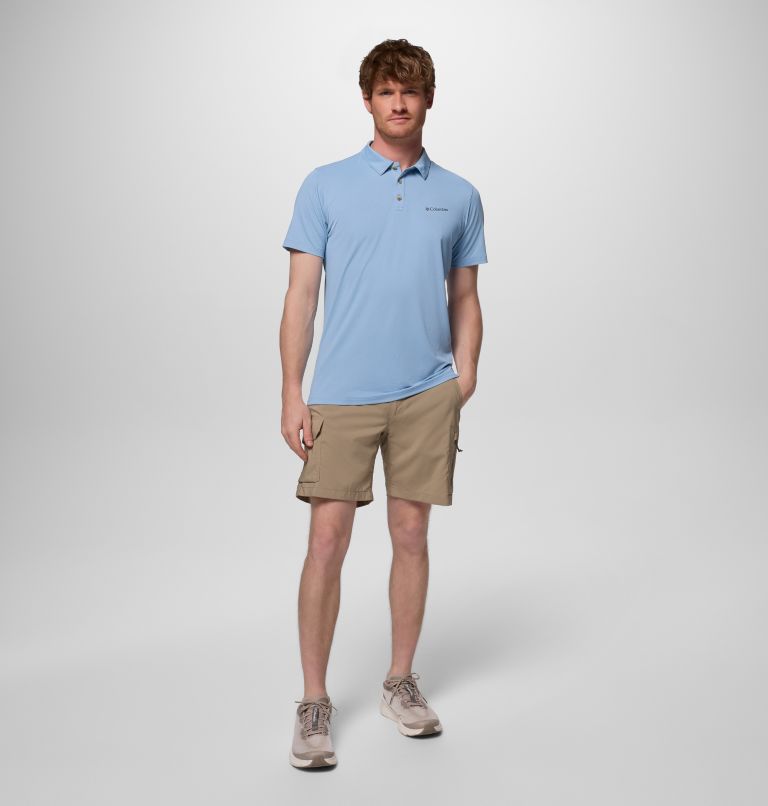 Polo Tech Trail Utility para hombre, Color: Ripple Blue, image 2