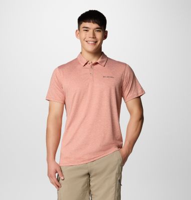 Men's Tech Trail Utility Polo, Color: Tuscan Heather, image 1