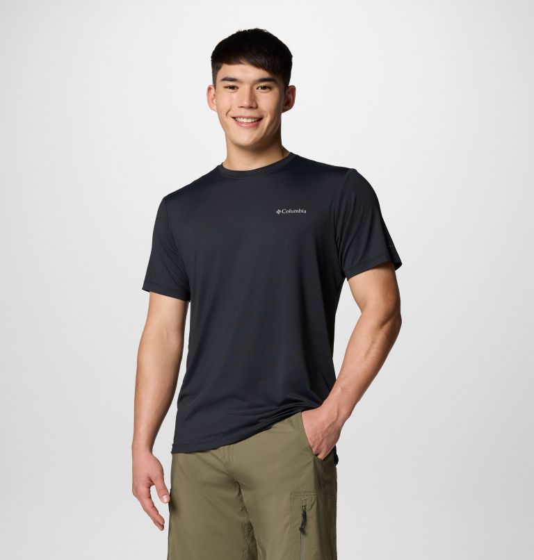 Men's Tech Trail Utility Short Sleeve Crew, Color: Black, image 4