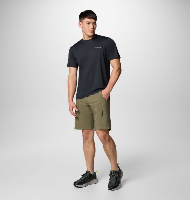 Men's Tech Trail Utility Short Sleeve Crew, Color: Black, image 2