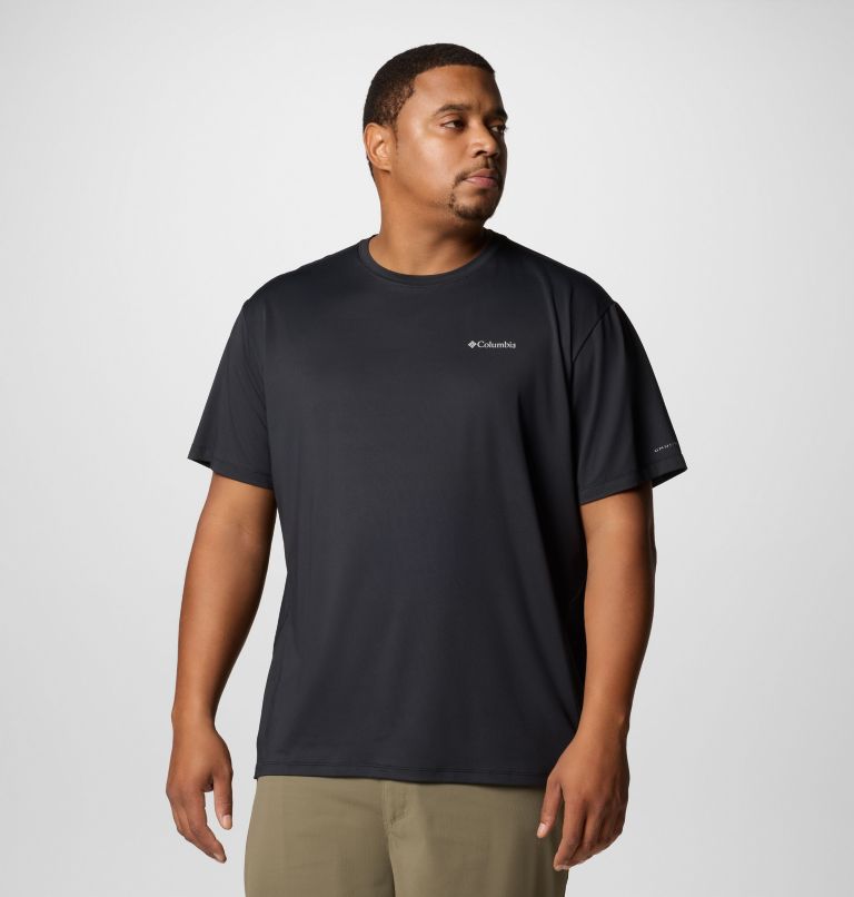 Men's Tech Trail Utility Short Sleeve Crew - Big, Color: Black, image 1