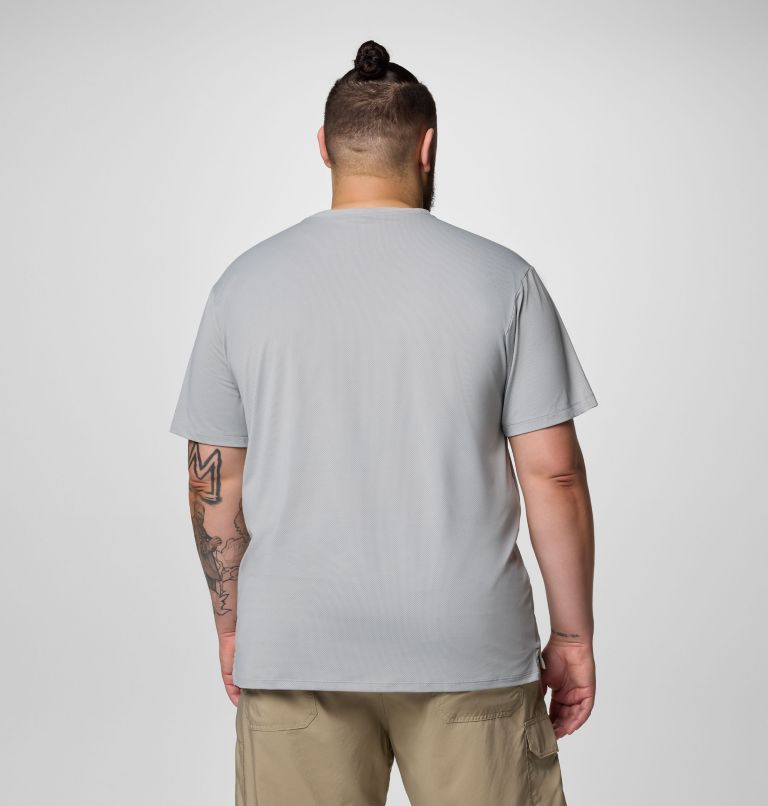 Men's Tech Trail Utility Short Sleeve Crew - Big, Color: Columbia Grey, image 3