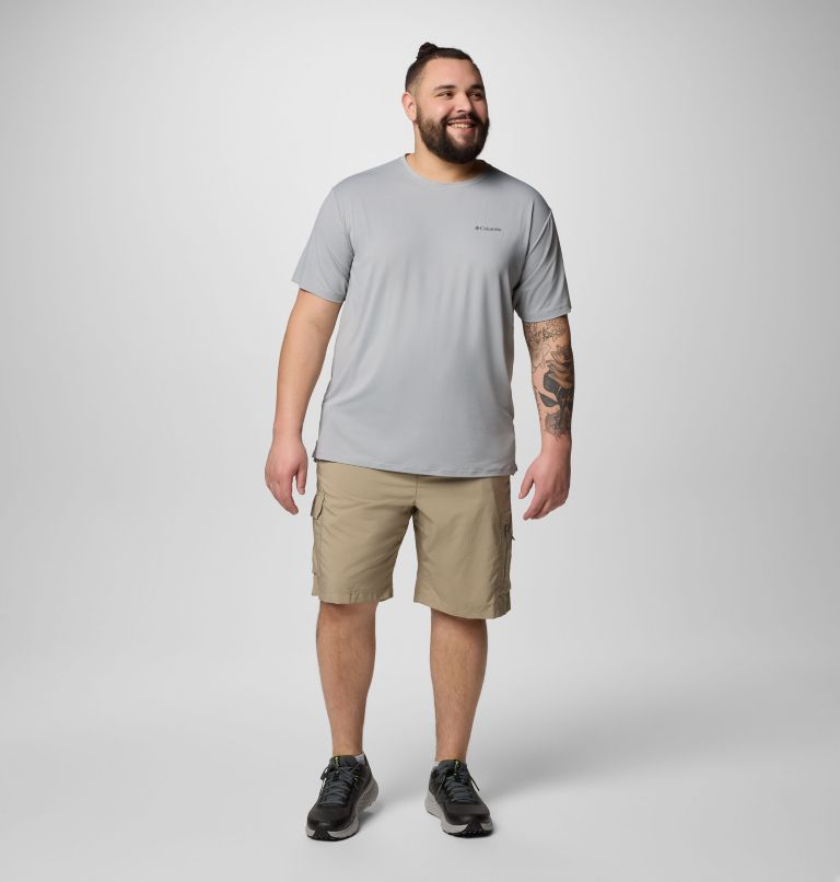 Men's Tech Trail Utility Short Sleeve Crew - Big, Color: Columbia Grey, image 2