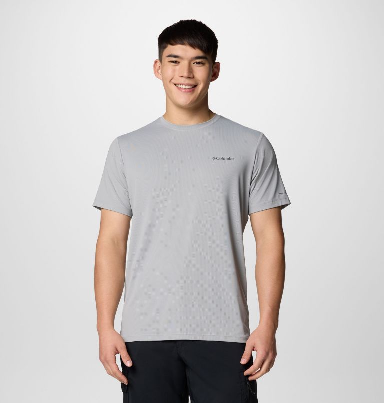 Men's Tech Trail Utility Short Sleeve Crew - Tall, Color: Columbia Grey, image 1