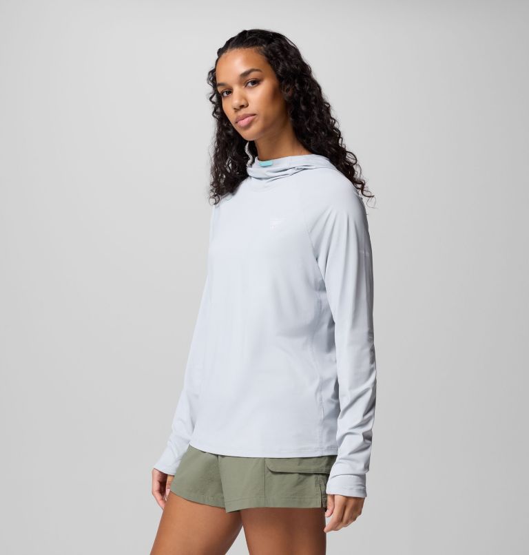 Women's PFG Wild Cast Sun Hoodie, Color: Cirrus Grey, image 4