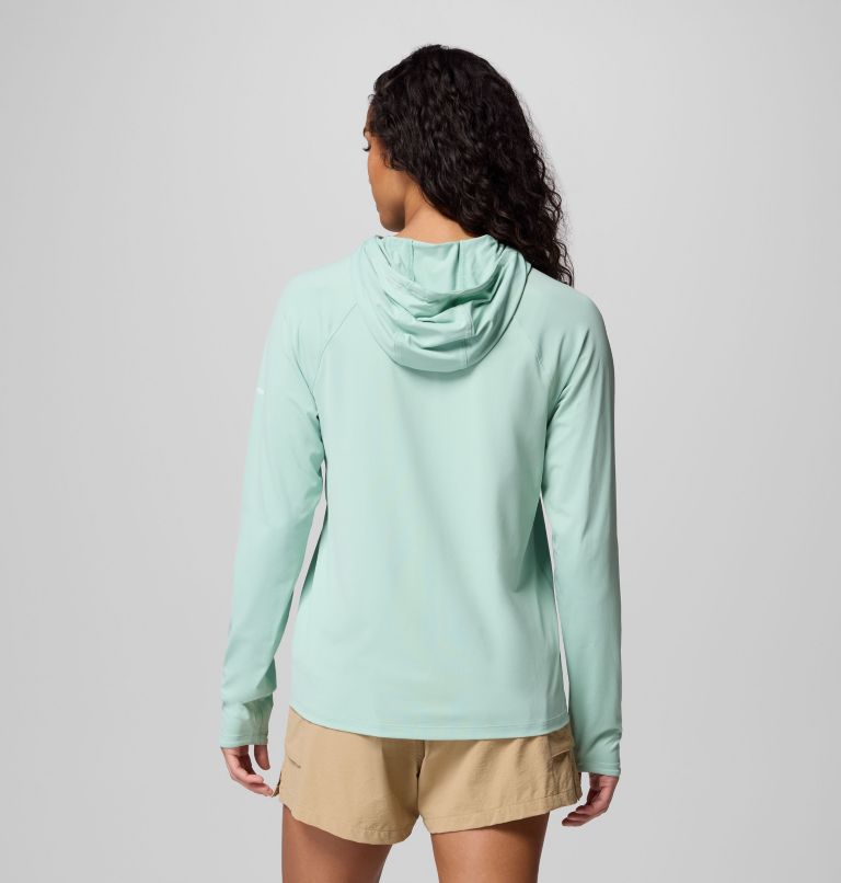 Women's PFG Wild Cast Sun Hoodie, Color: Misty Jade, image 3
