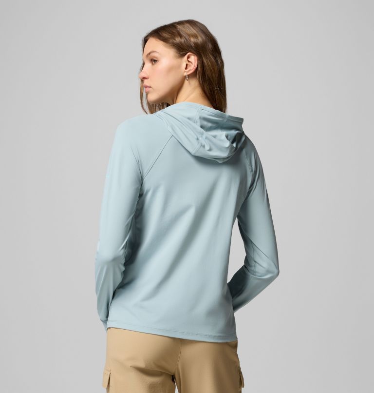 Women's PFG Wild Cast Sun Hoodie, Color: Crushed Blue, image 3