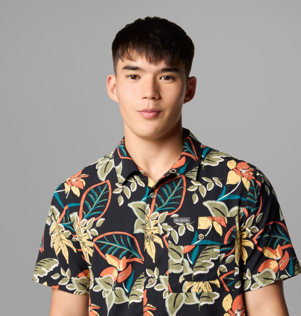 Men's Tech Trail™ Utility Printed Woven Short Sleeve Shirt 5