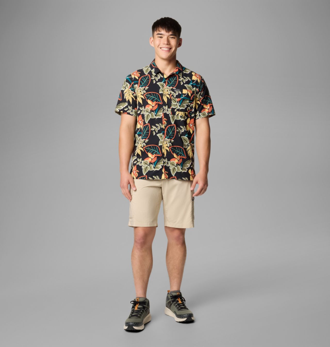 Men's Tech Trail™ Utility Printed Woven Short Sleeve Shirt 2