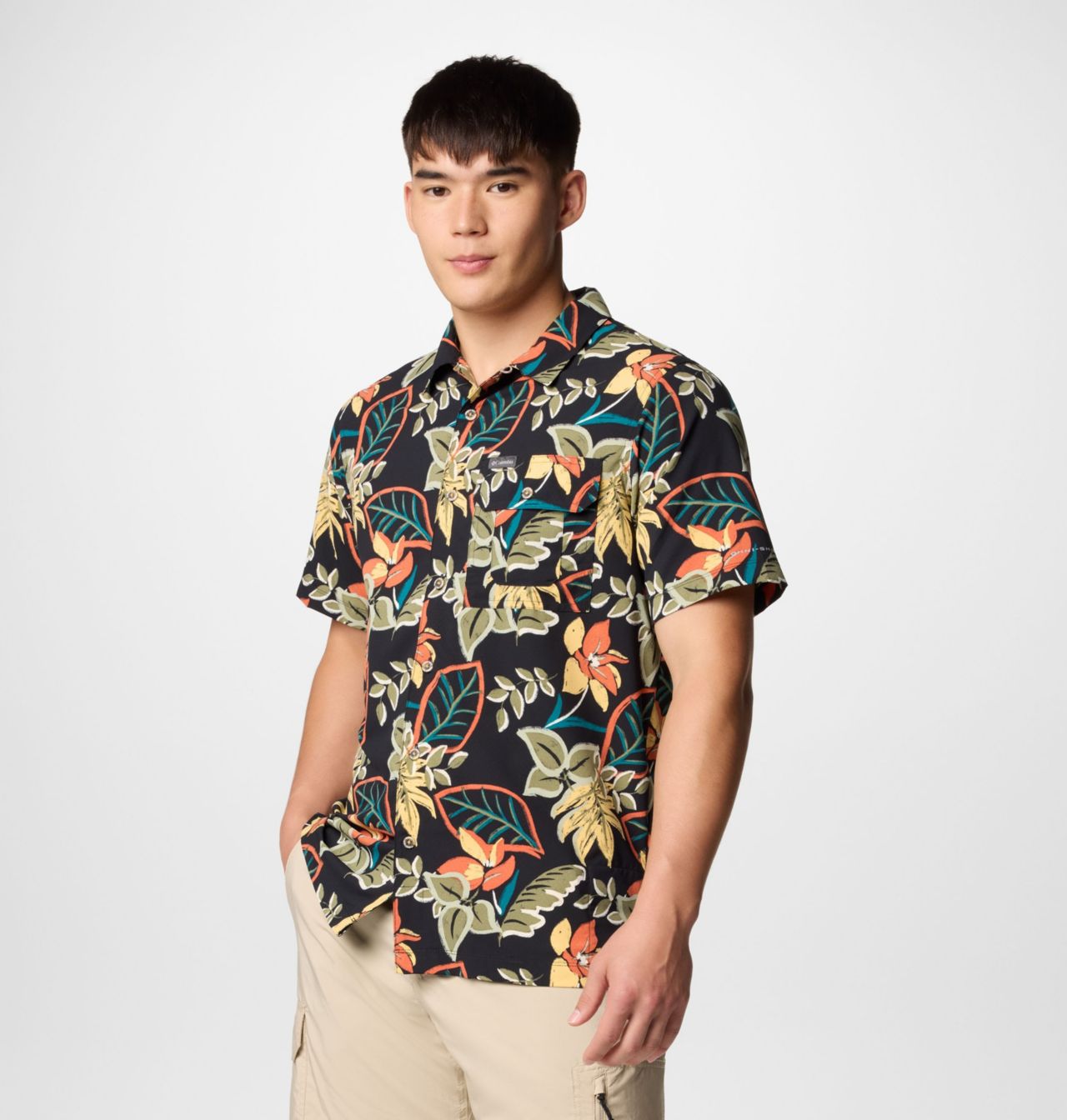 Men's Tech Trail™ Utility Printed Woven Short Sleeve Shirt - Tall 4