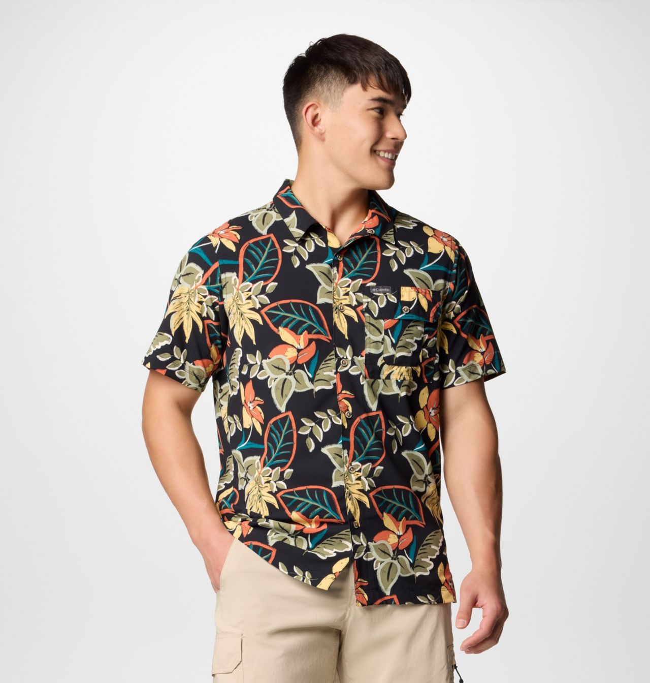 Men's Tech Trail™ Utility Printed Woven Short Sleeve Shirt - Tall 1