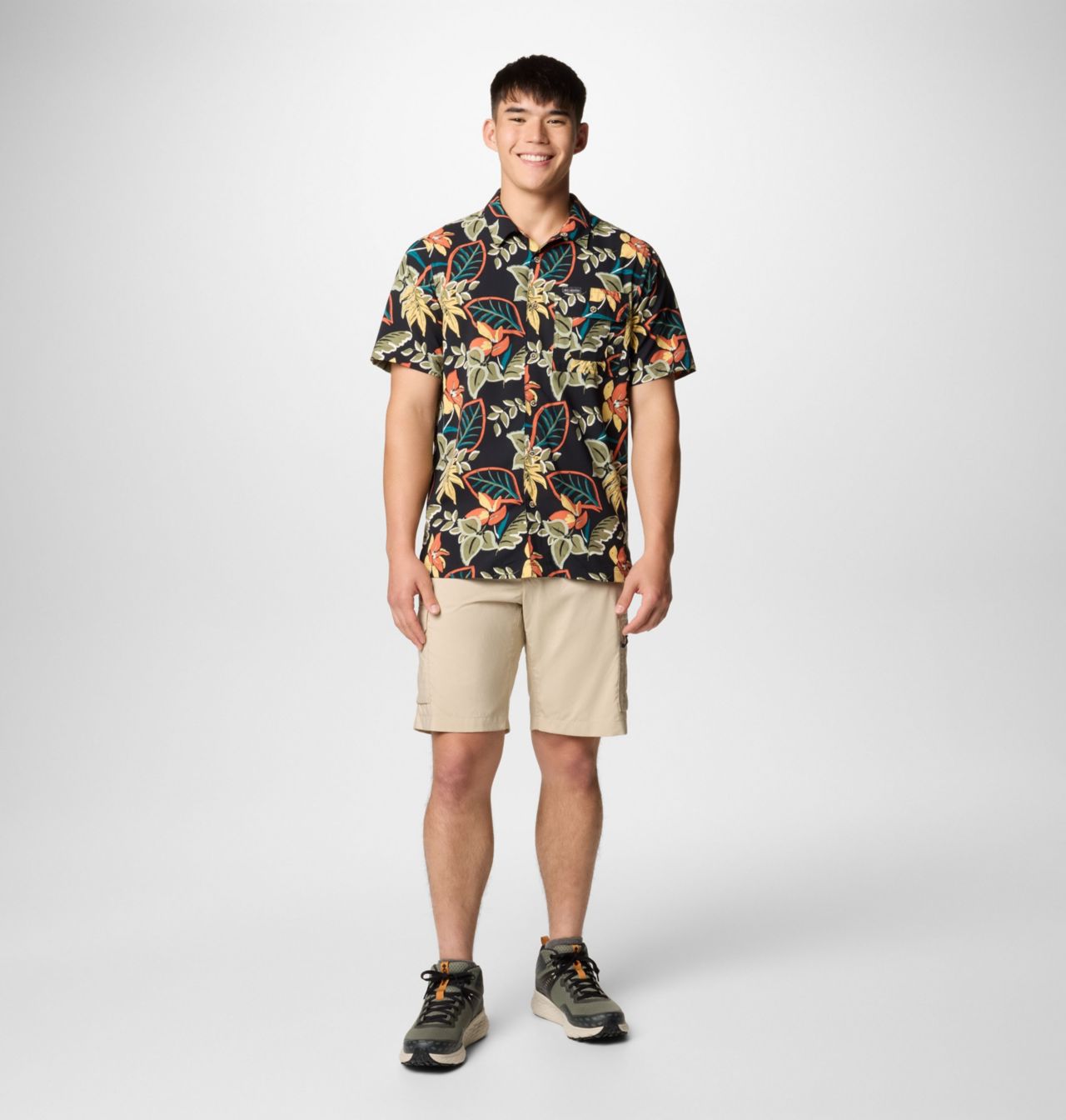 Men's Tech Trail™ Utility Printed Woven Short Sleeve Shirt - Tall 2