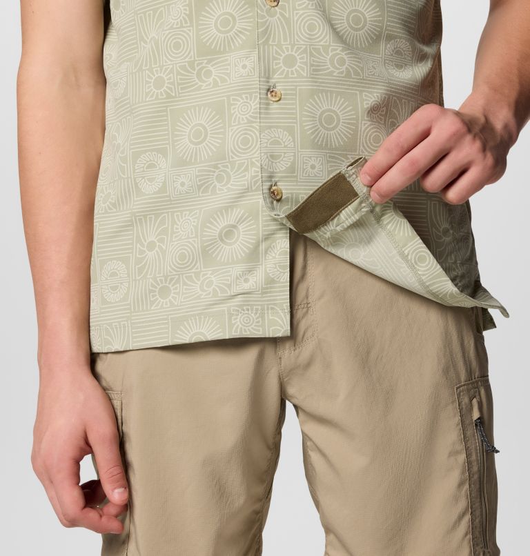 Tech Trail Utility Printed Woven SS, Color: Safari Blazing Trails, image 6