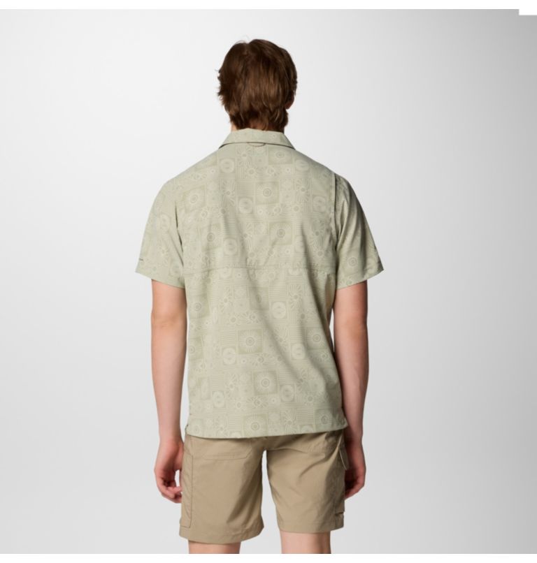 Tech Trail Utility Printed Woven SS, Color: Safari Blazing Trails, image 2