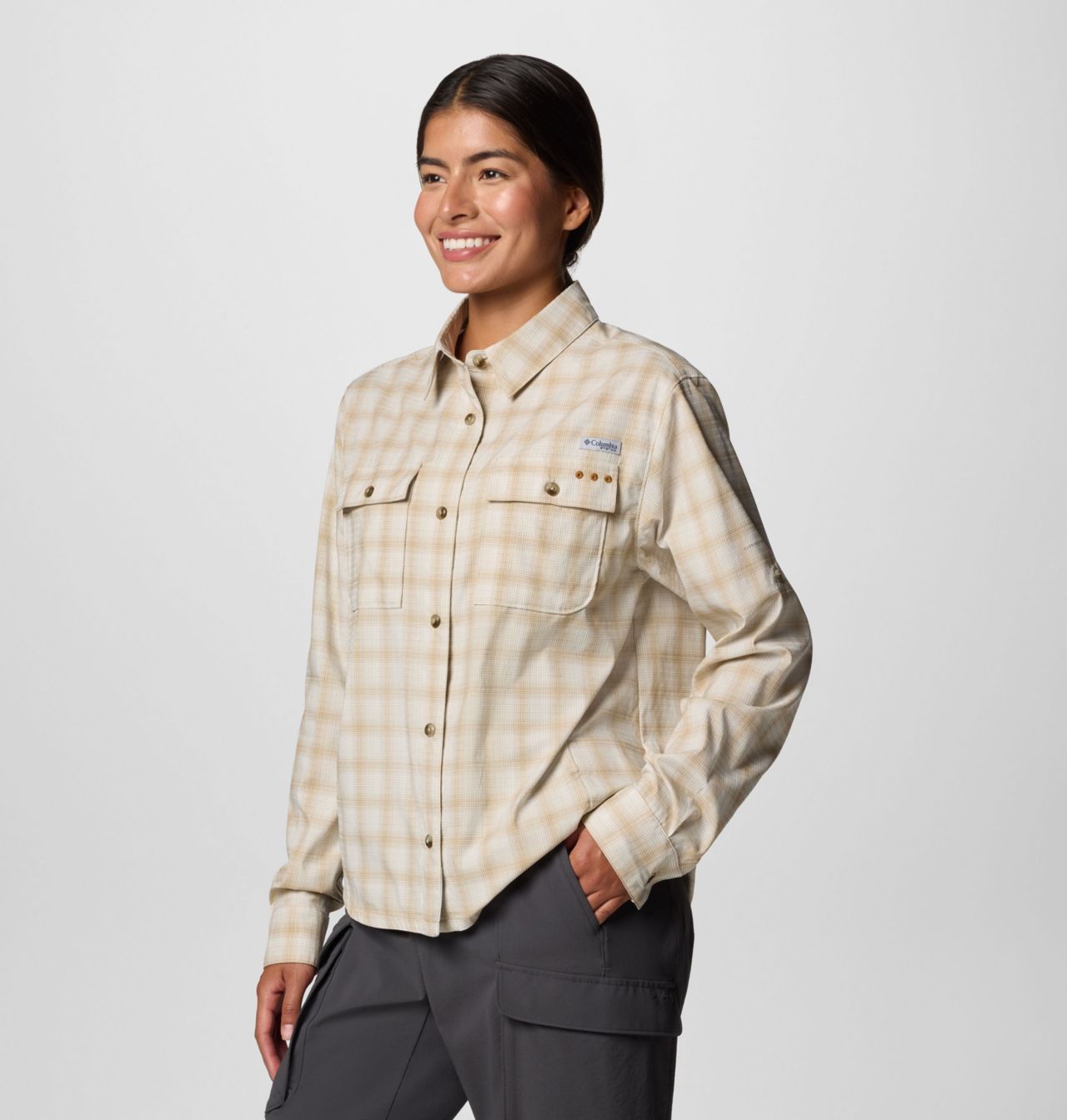 Women's PFG Wild Cast™ Performance Yarn Dye Long Sleeve Shirt 3