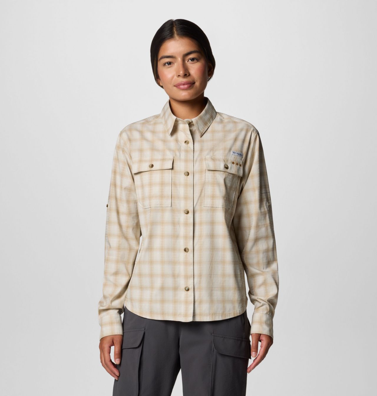 Women's PFG Wild Cast™ Performance Yarn Dye Long Sleeve Shirt 1