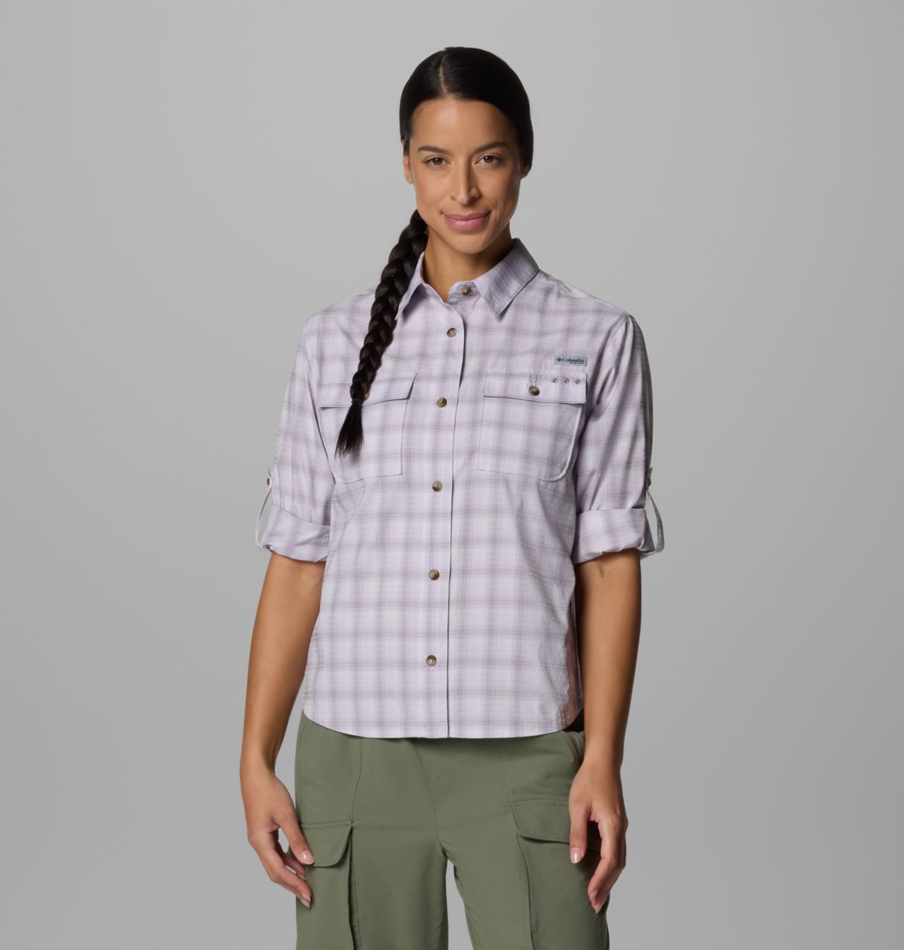 Women's PFG Wild Cast™ Performance Yarn Dye Long Sleeve Shirt | 551 | XXL 8