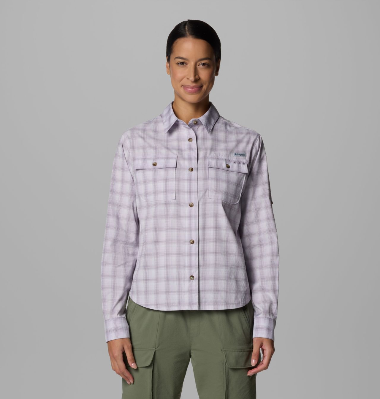 Women's PFG Wild Cast™ Performance Yarn Dye Long Sleeve Shirt | 551 | XXL 1