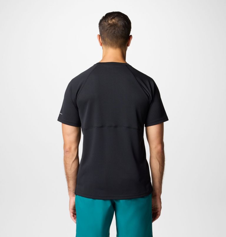 Men's Alpine Chill Pro Short Sleeve Crew Shirt, Color: Black, image 3