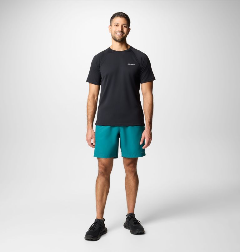 Men's Alpine Chill Pro Short Sleeve Crew Shirt, Color: Black, image 2