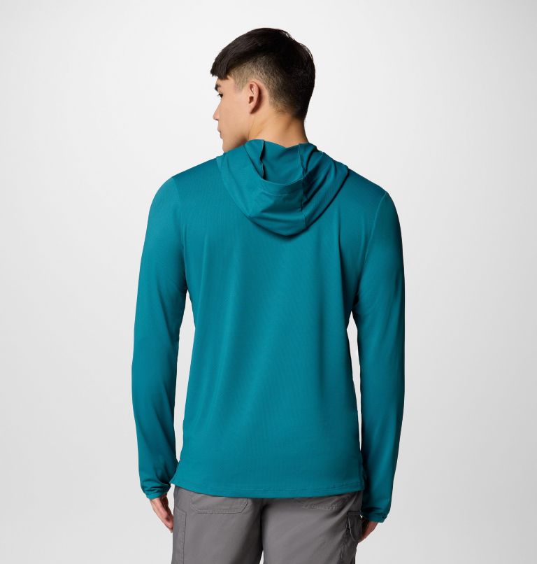 Men's Tech Trail Utility Hoodie, Color: River Blue, image 3