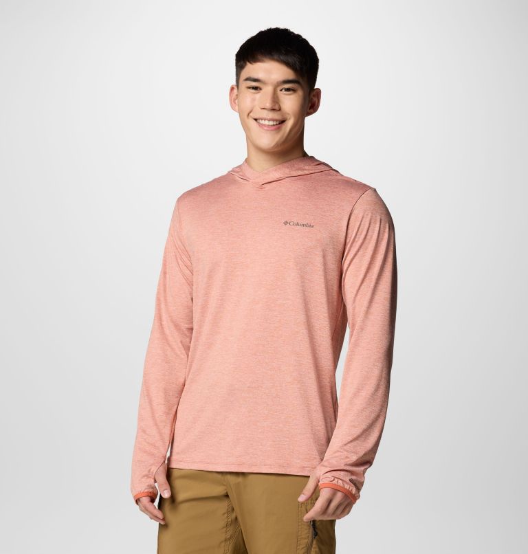 Men's Tech Trail Utility Hoodie, Color: Tuscan Heather, image 4