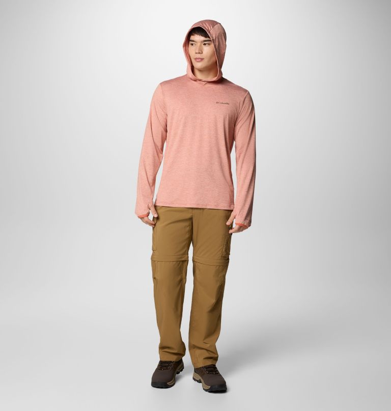 Men's Tech Trail Utility Hoodie, Color: Tuscan Heather, image 2