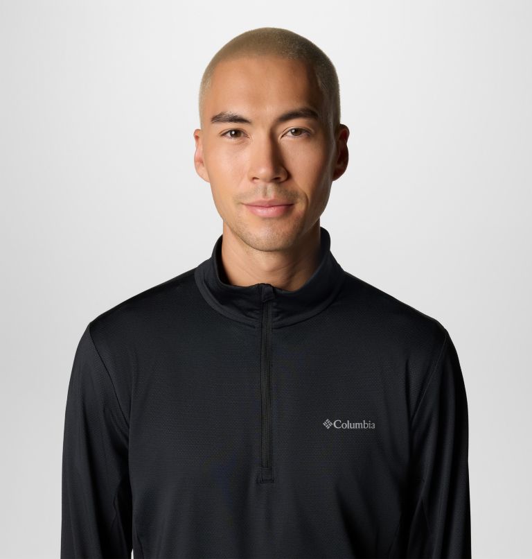 Demi-zip Technique Three Pitch Homme, Color: Black, image 4