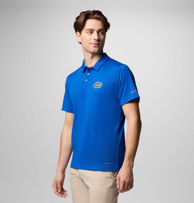 Men's Collegiate Fair Catch Polo, Color: FLA - Azul, image 3