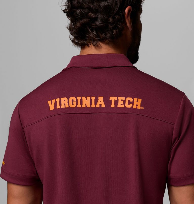 Men's Collegiate Fair Catch Polo - Virginia Tech, Color: VT - Deep Maroon, image 6