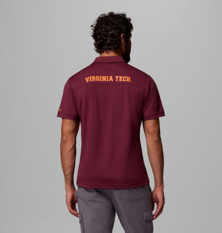 Men's Collegiate Fair Catch Polo - Virginia Tech, Color: VT - Deep Maroon, image 3