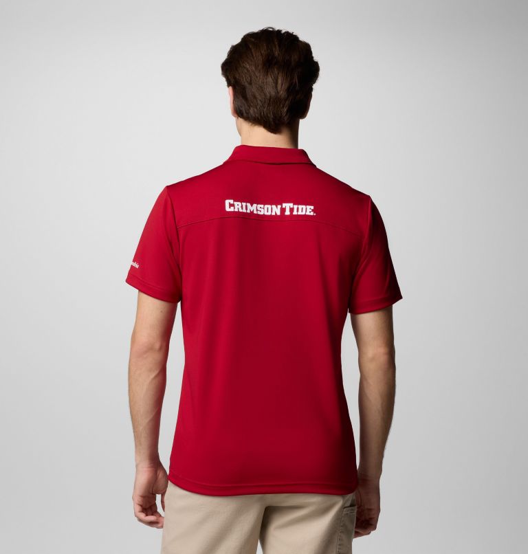Men's Collegiate Fair Catch Polo, Color: ALA - Red velvet, image 2