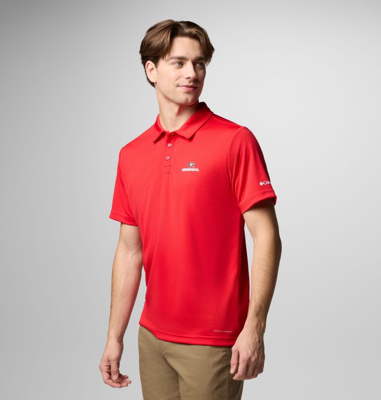 CLG Fair Catch Polo | 690 | S, Color: UGA - Bright Red, image 3