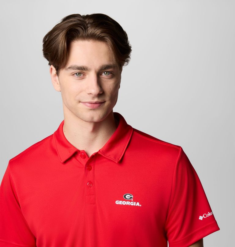 CLG Fair Catch Polo | 690 | S, Color: UGA - Bright Red, image 4