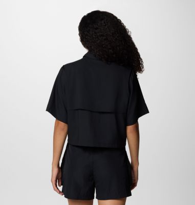 Women's Elevated View Utility Short Sleeve Shirt, Color: Black, image 4