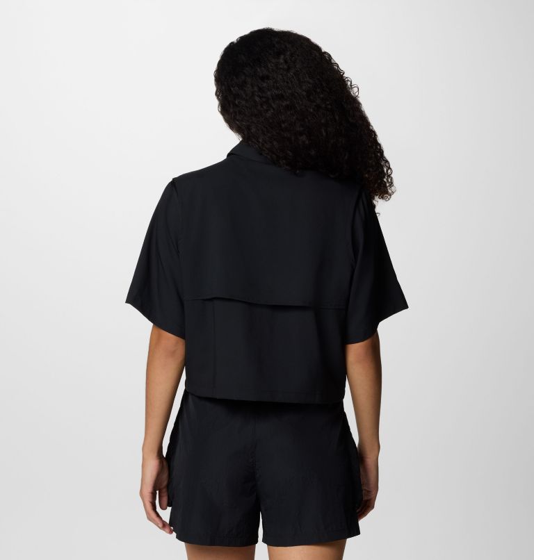 Women's Elevated View Utility Short Sleeve Shirt, Color: Black, image 2