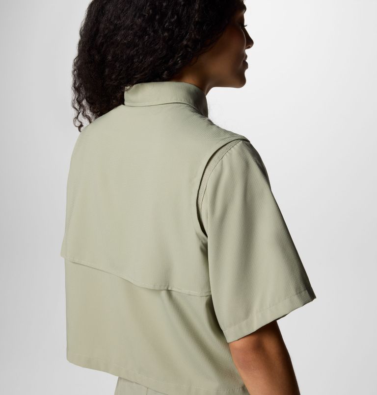 Camicia funzionale a manica corta Elevated View da donna, Color: Safari, image 5