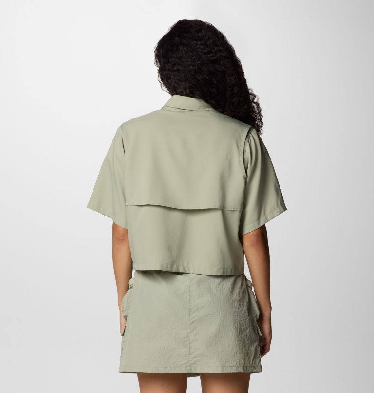 Camicia funzionale a manica corta Elevated View da donna, Color: Safari, image 2